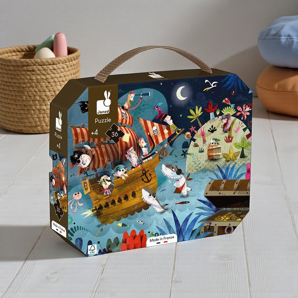Puzzle Treasure Hunt 36 Pcs – Janod - Haliburtons & Co.