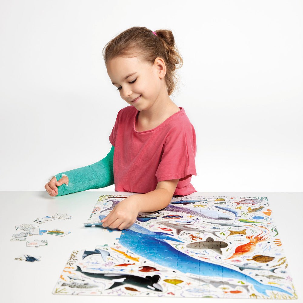 Puzzlove Ocean Animals (200 pcs) – Banana Panda - Haliburtons & Co.