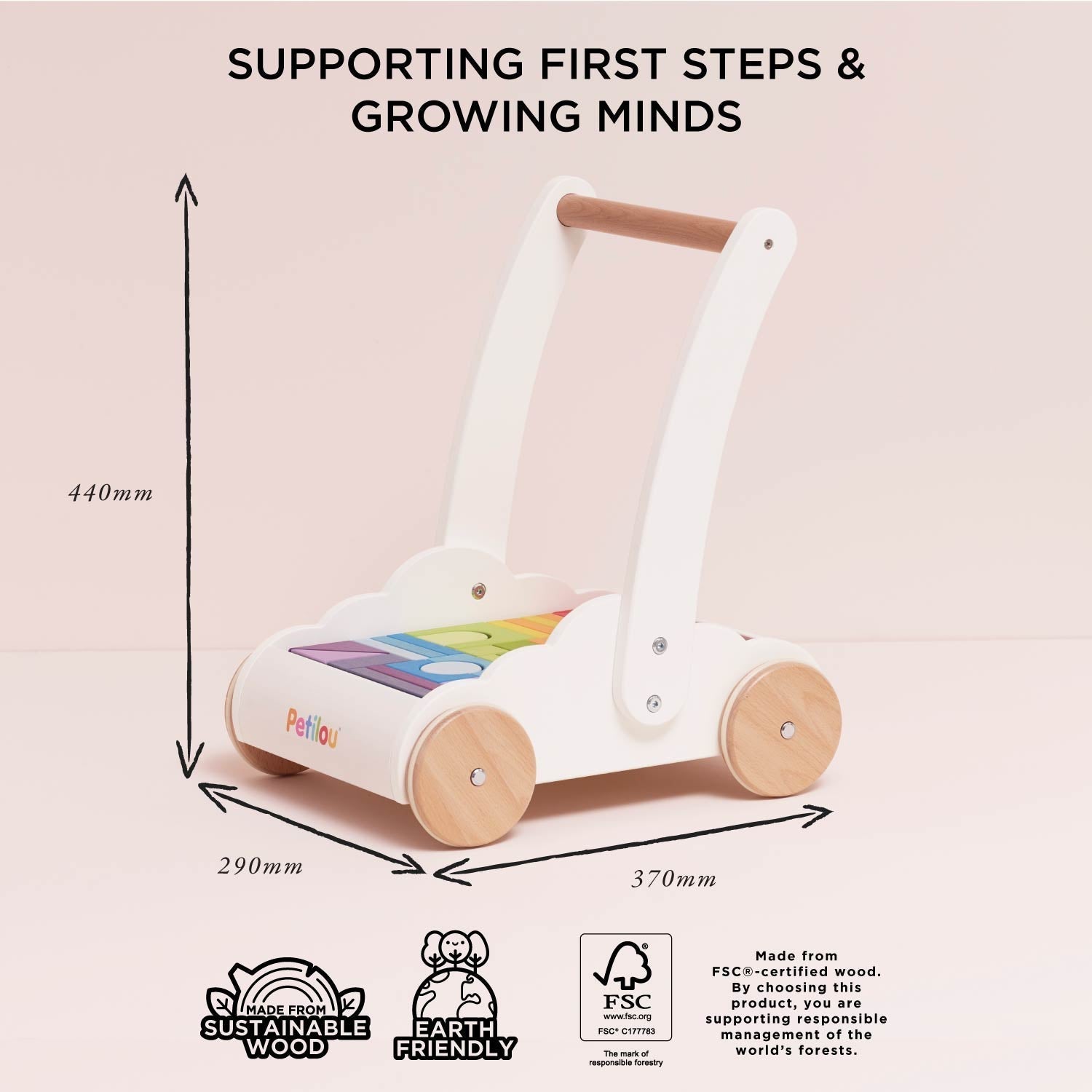 Rainbow Baby Walker & Puzzles - Haliburtons & Co.