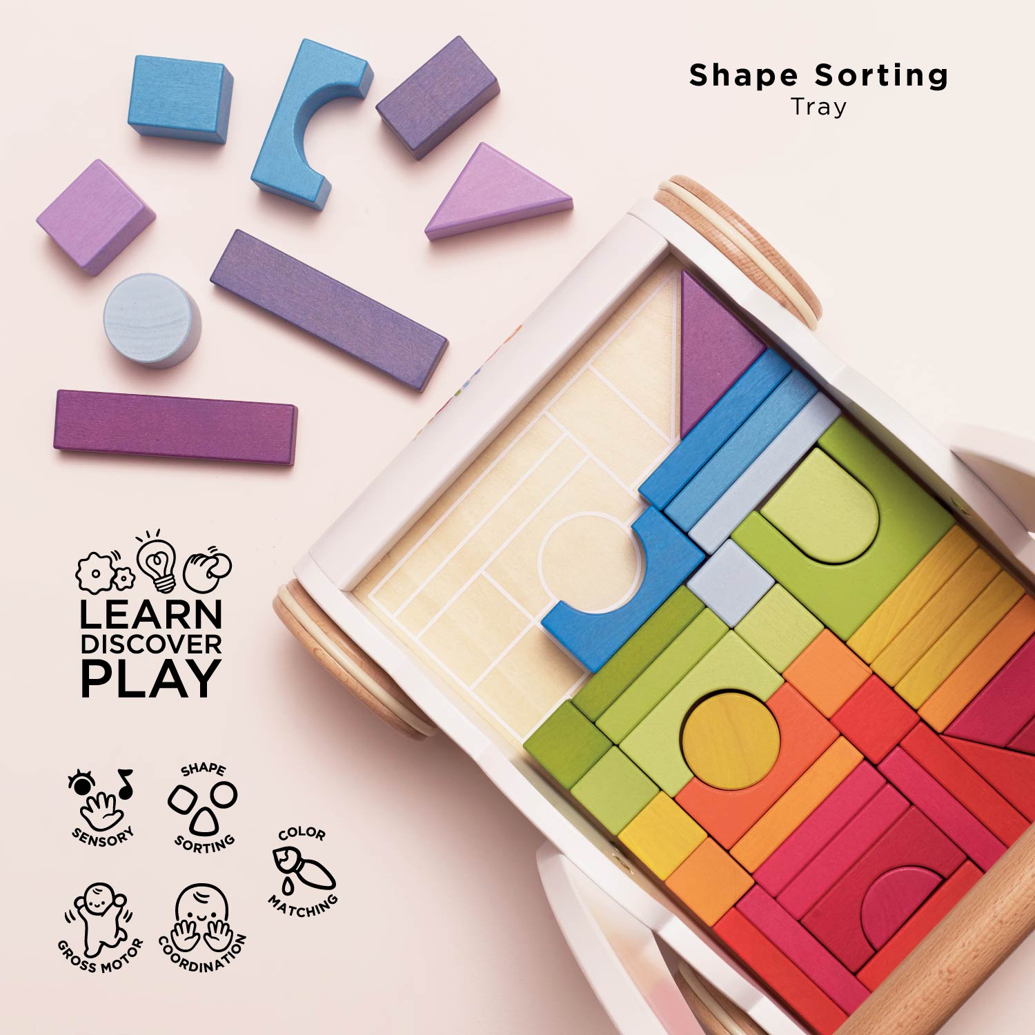 Rainbow Baby Walker & Puzzles - Haliburtons & Co.