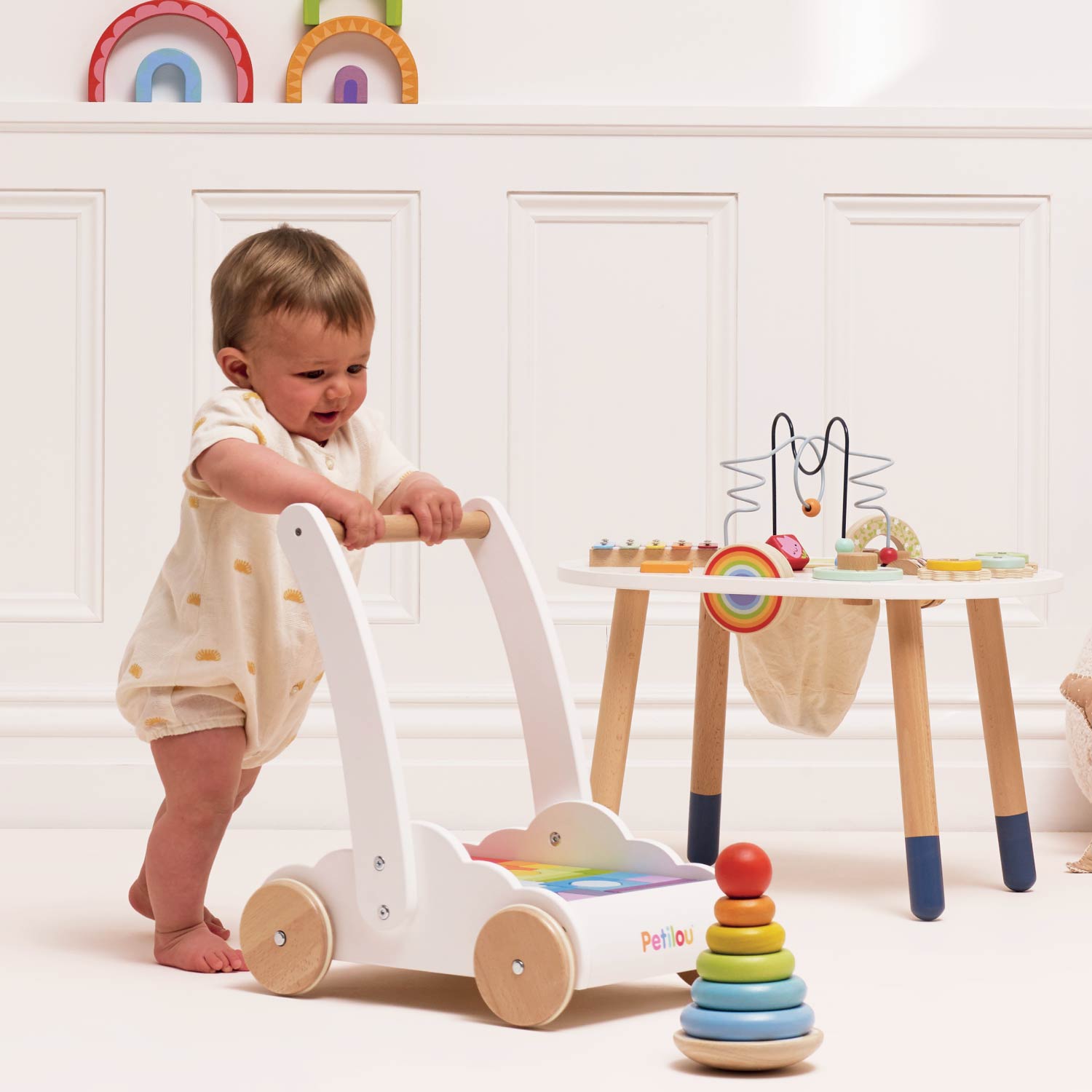 Rainbow Baby Walker & Puzzles - Haliburtons & Co.