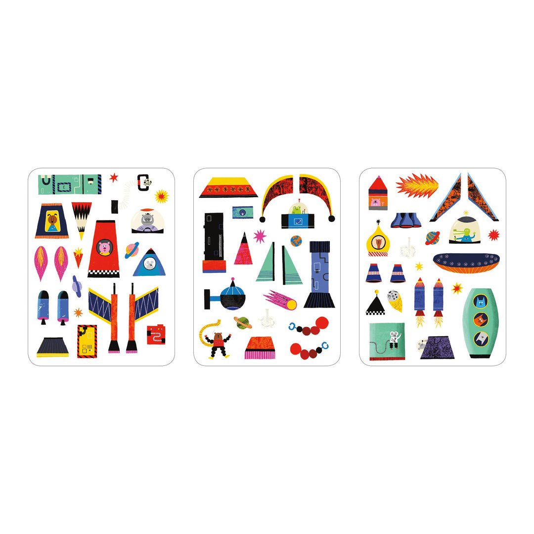 Rocket Ships Magnetic Build - it - Haliburtons & Co.