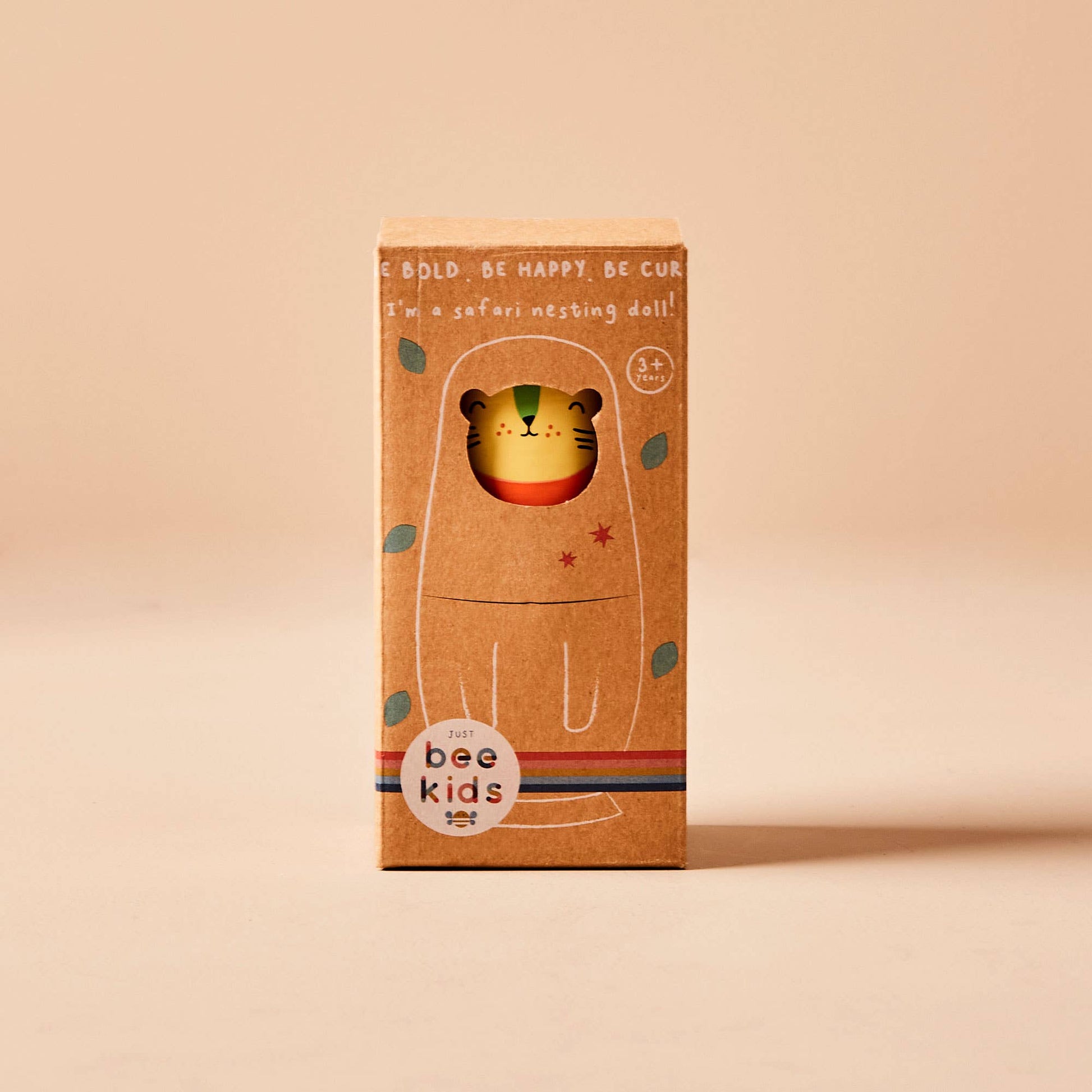 Safari Animal Wooden Nesting Dolls by Just Bee Kids - Haliburtons & Co.