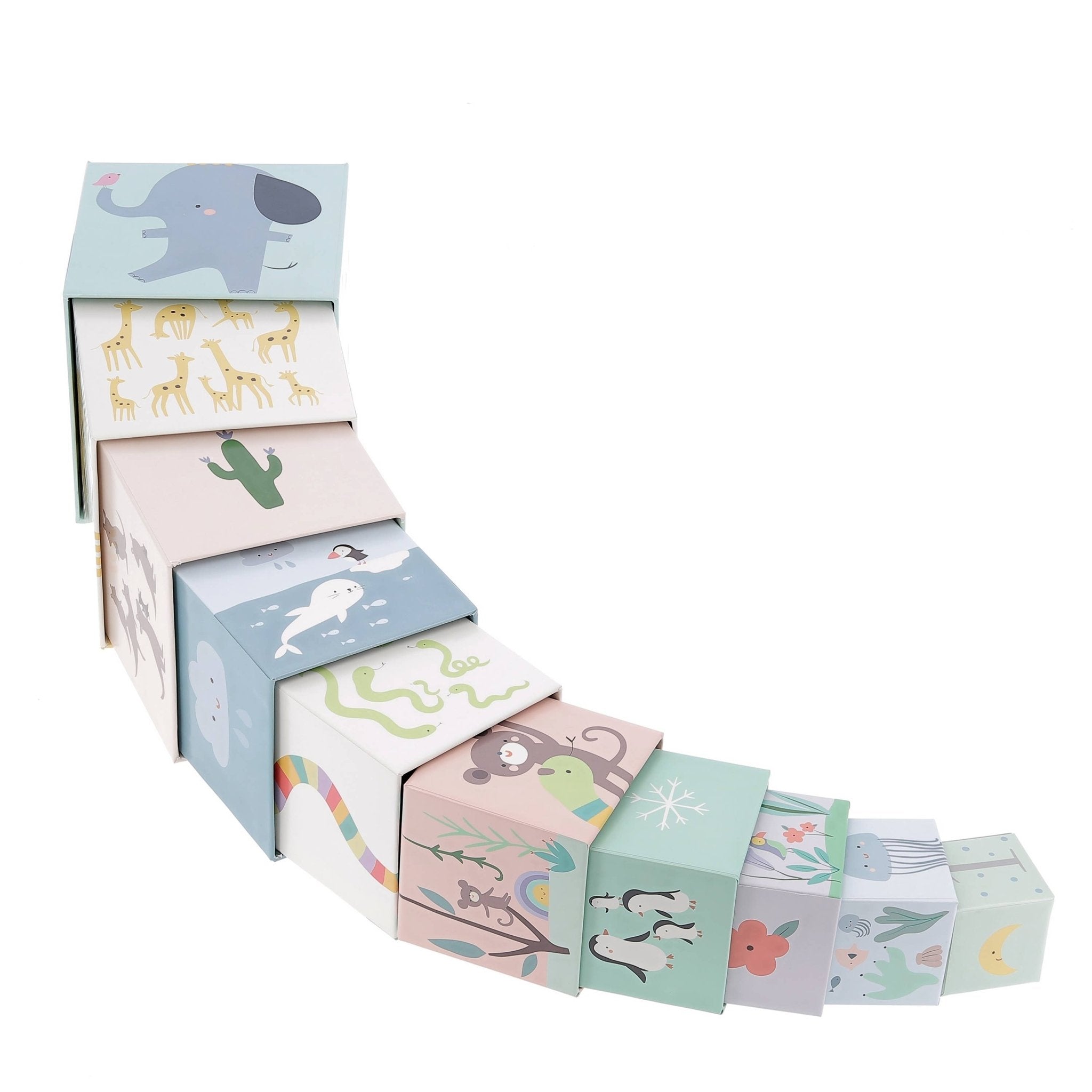 Sarah Betz Animal Nesting Cubes by Vilac - Haliburtons & Co.