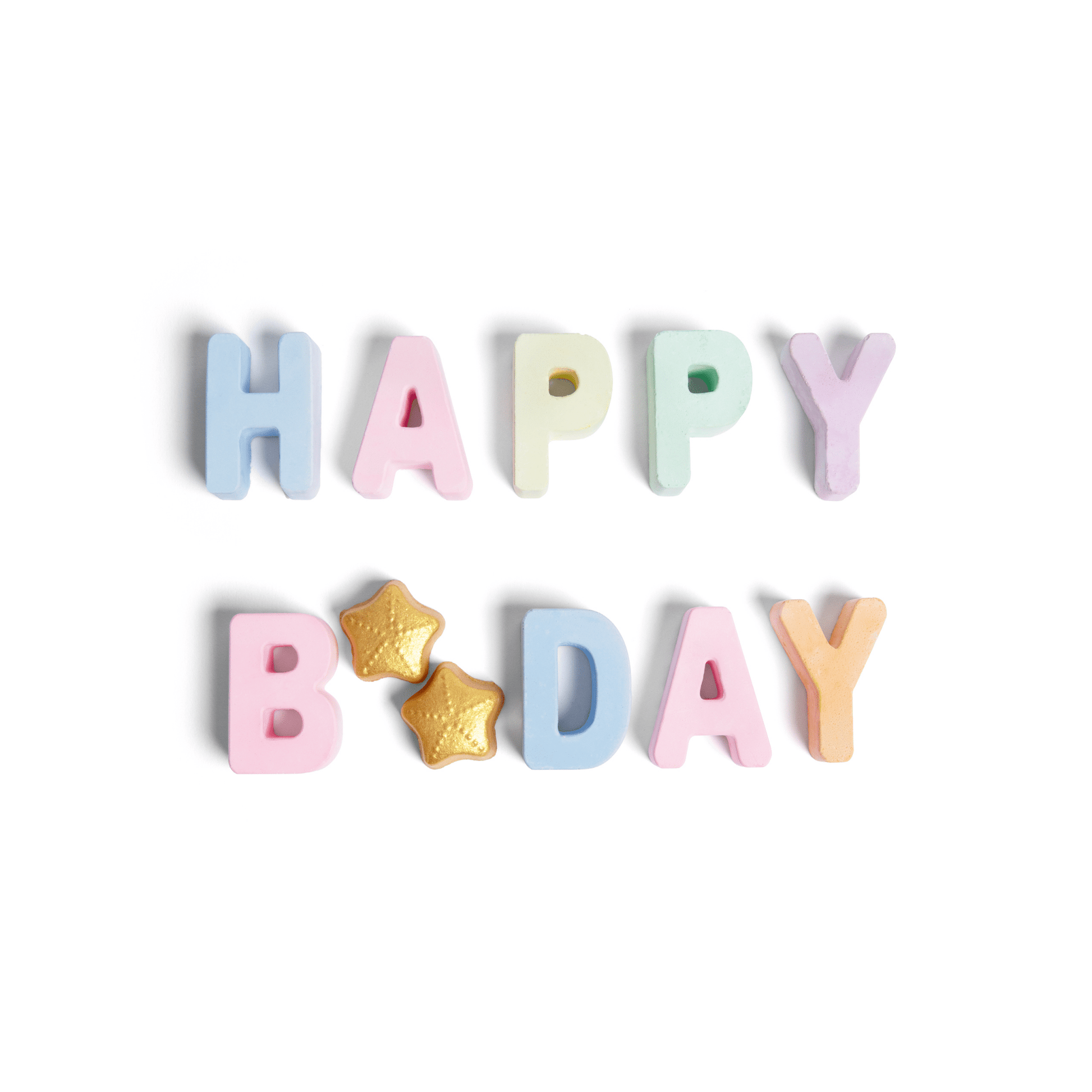 Sidewalk Chalk: Happy Birthday Gift Box - Haliburtons & Co.