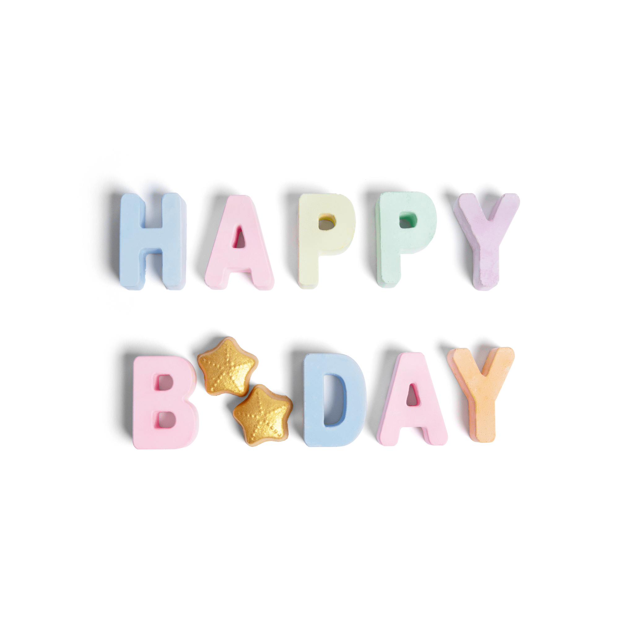 Sidewalk Chalk: Happy Birthday Gift Box - Haliburtons & Co.