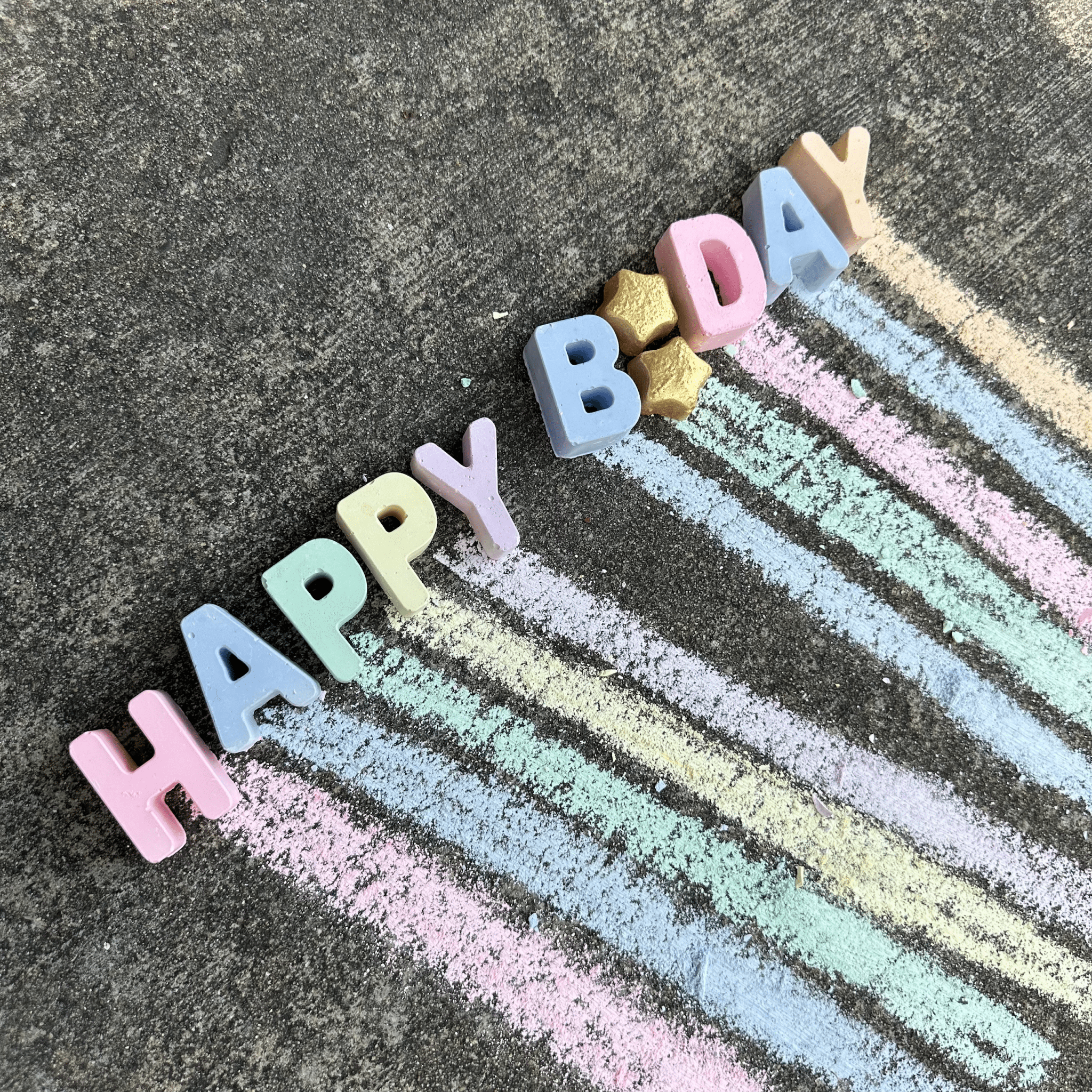 Sidewalk Chalk: Happy Birthday Gift Box - Haliburtons & Co.