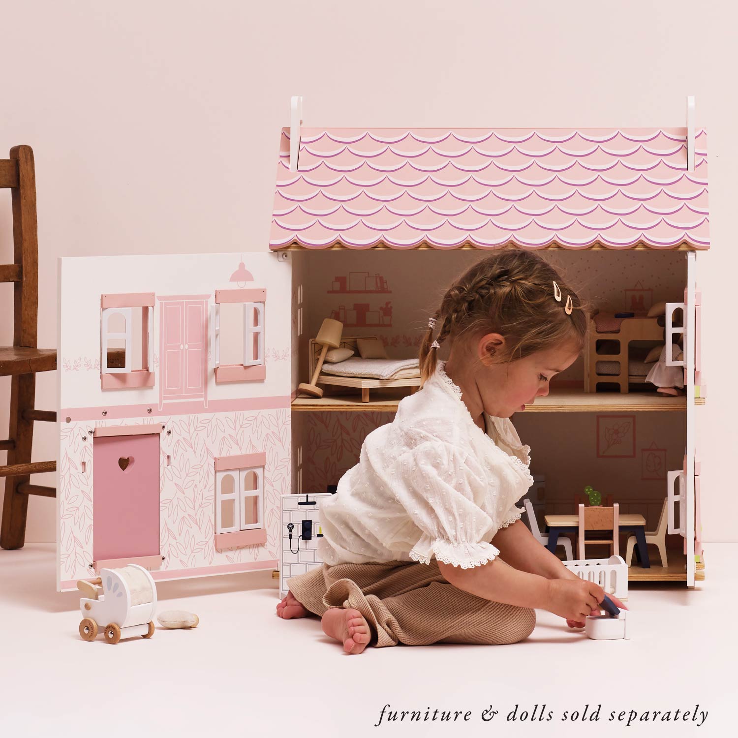 Sophie's Wooden Dolls House - Haliburtons & Co.