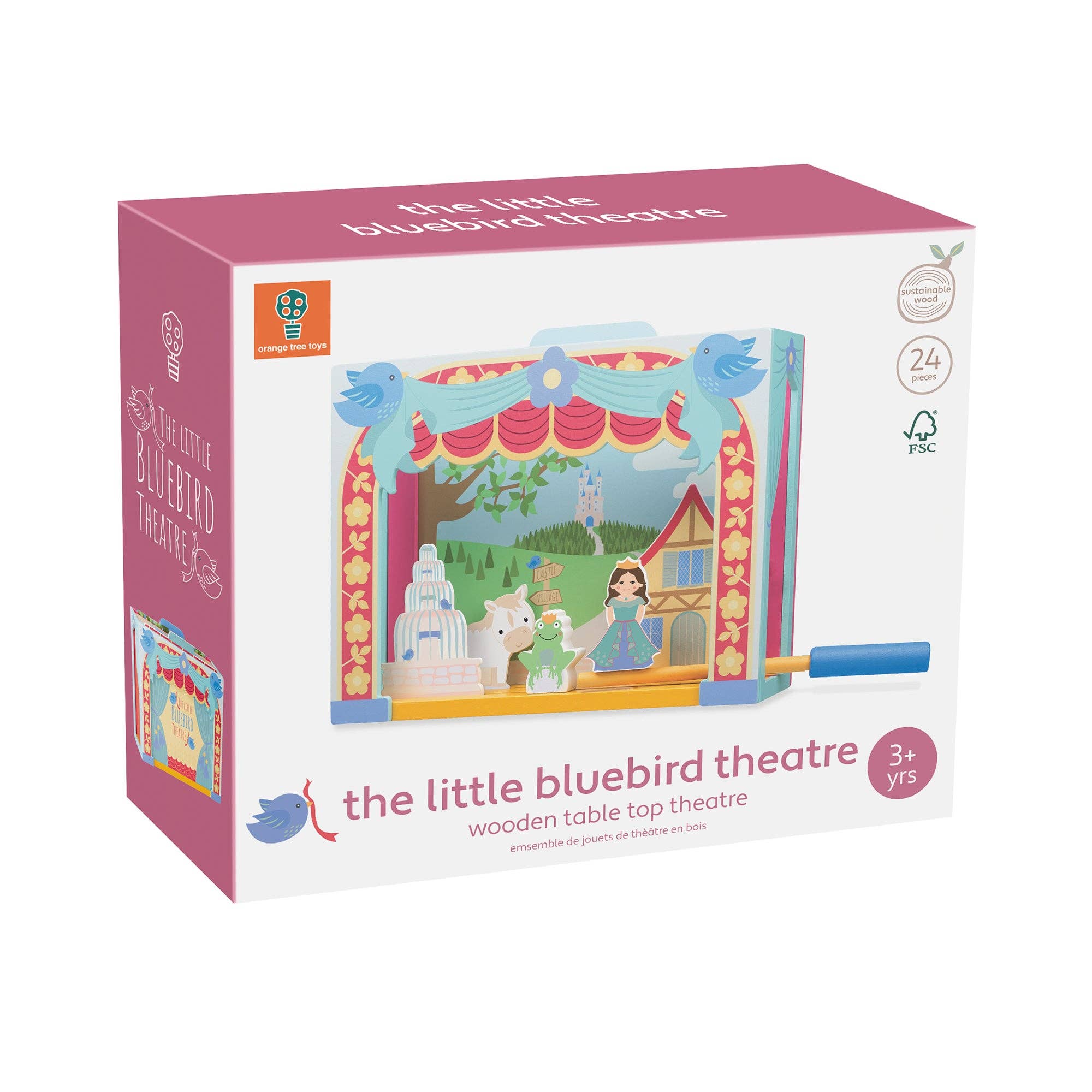 The Little Bluebird Wooden Tabletop Theatre - Haliburtons & Co.