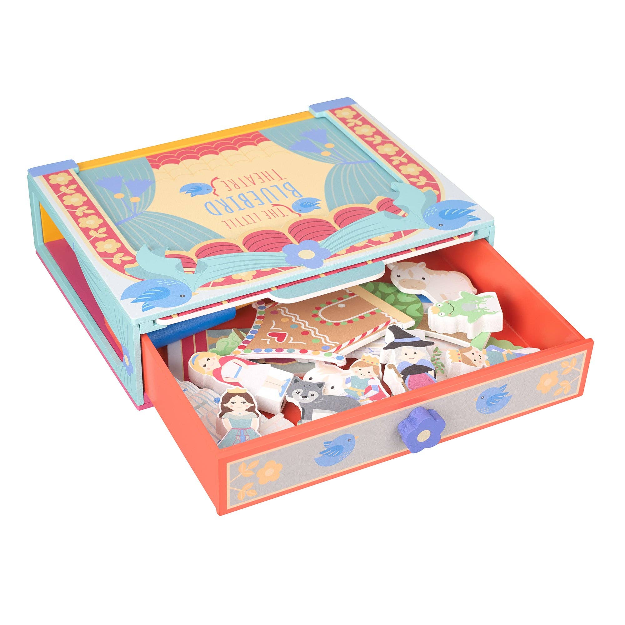 The Little Bluebird Wooden Tabletop Theatre - Haliburtons & Co.