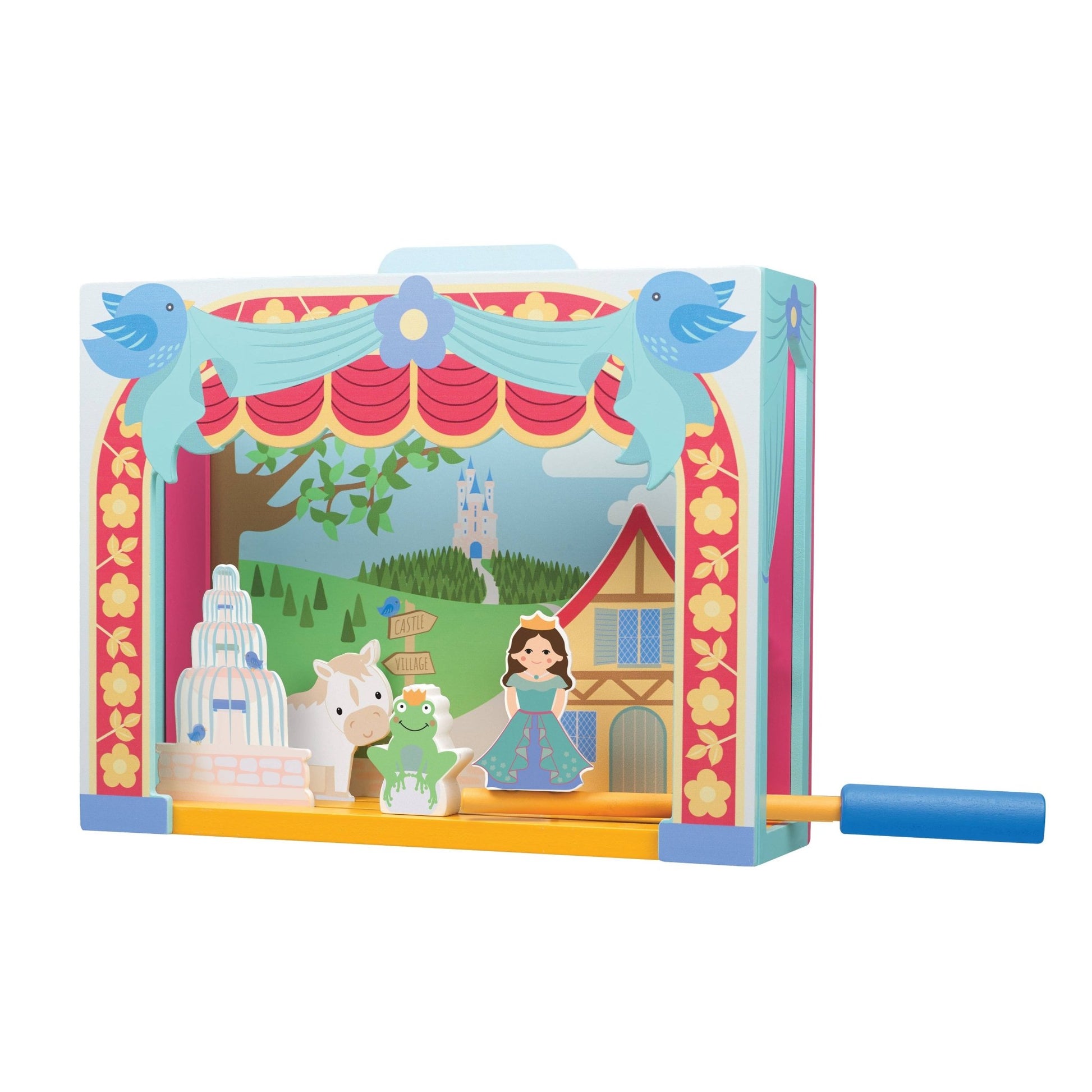 The Little Bluebird Wooden Tabletop Theatre - Haliburtons & Co.