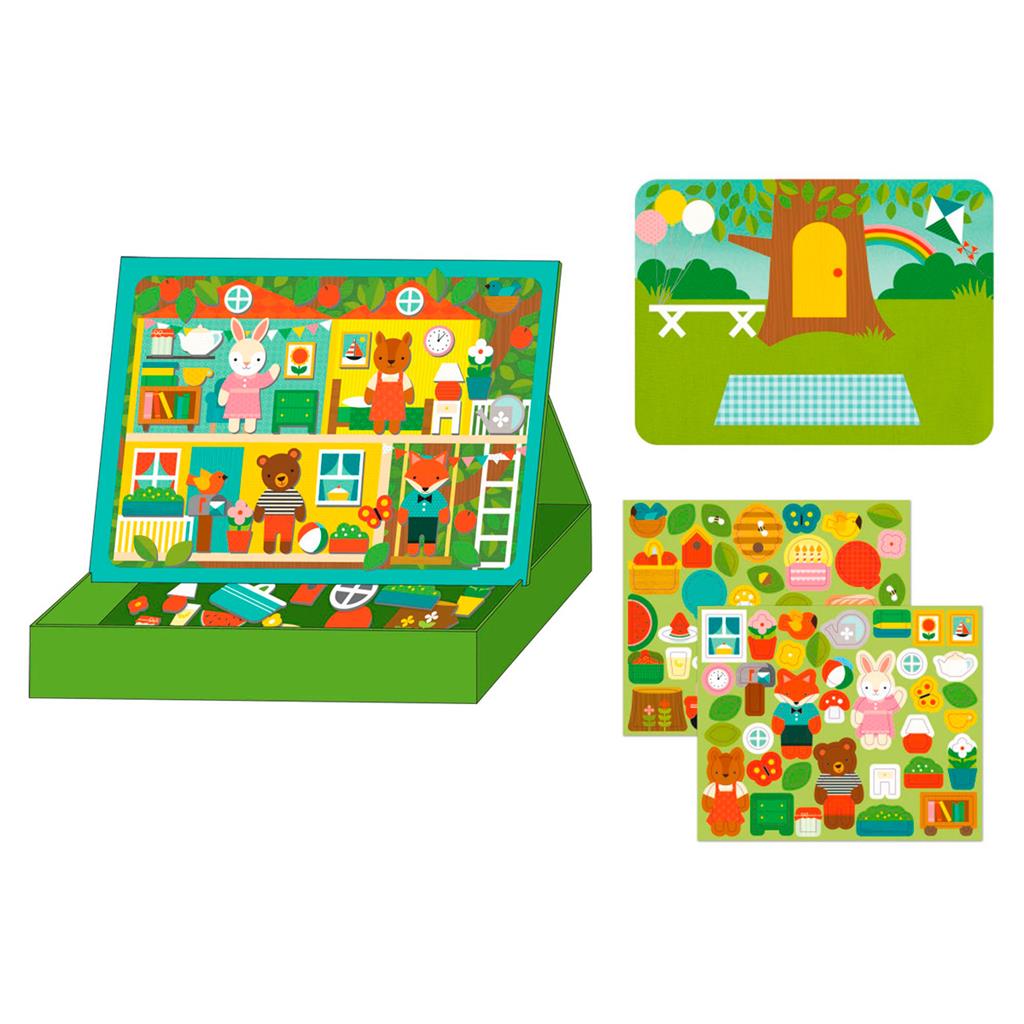 Treehouse Party Magnetic Play Scene - Haliburtons & Co.