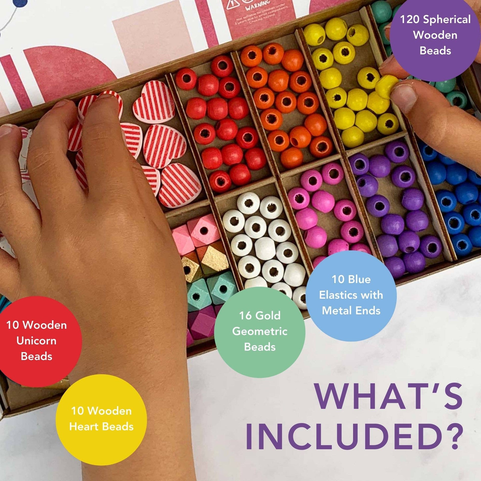 Unicorn & Heart Bracelet Making Kit - Haliburtons & Co.