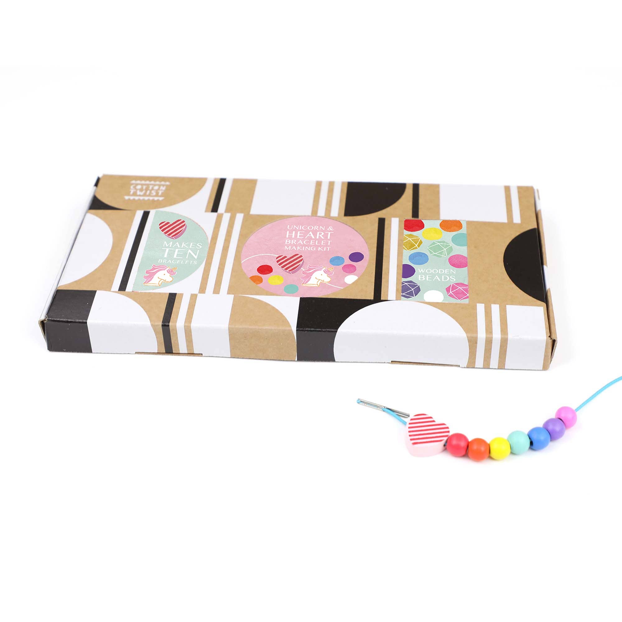 Unicorn & Heart Bracelet Making Kit - Haliburtons & Co.