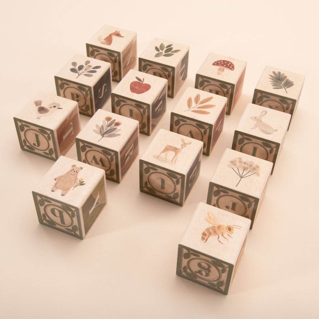 Watercolor ABC Blocks - Haliburtons & Co.