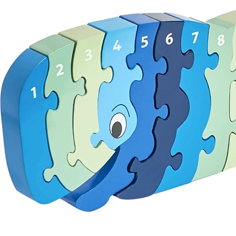 Children's puzzle with number sequence on a white background