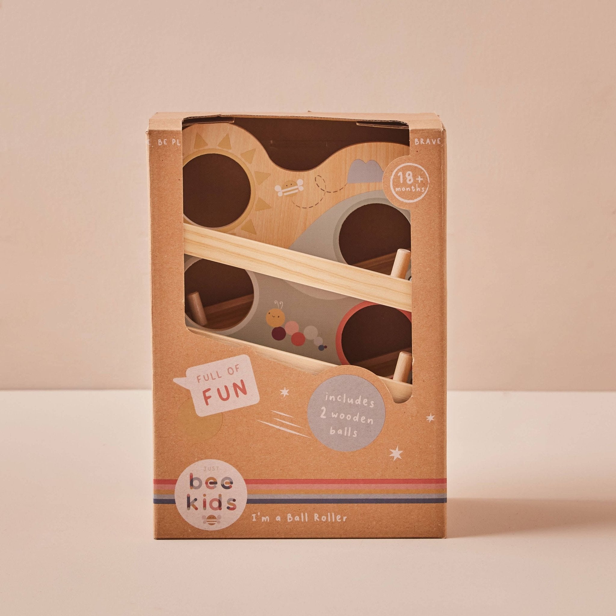 Wooden Ball Runner by Just Bee Kids - Haliburtons & Co.