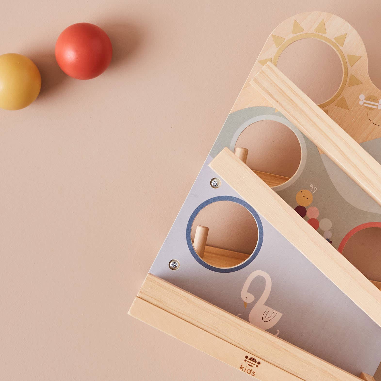 Wooden Ball Runner by Just Bee Kids - Haliburtons & Co.