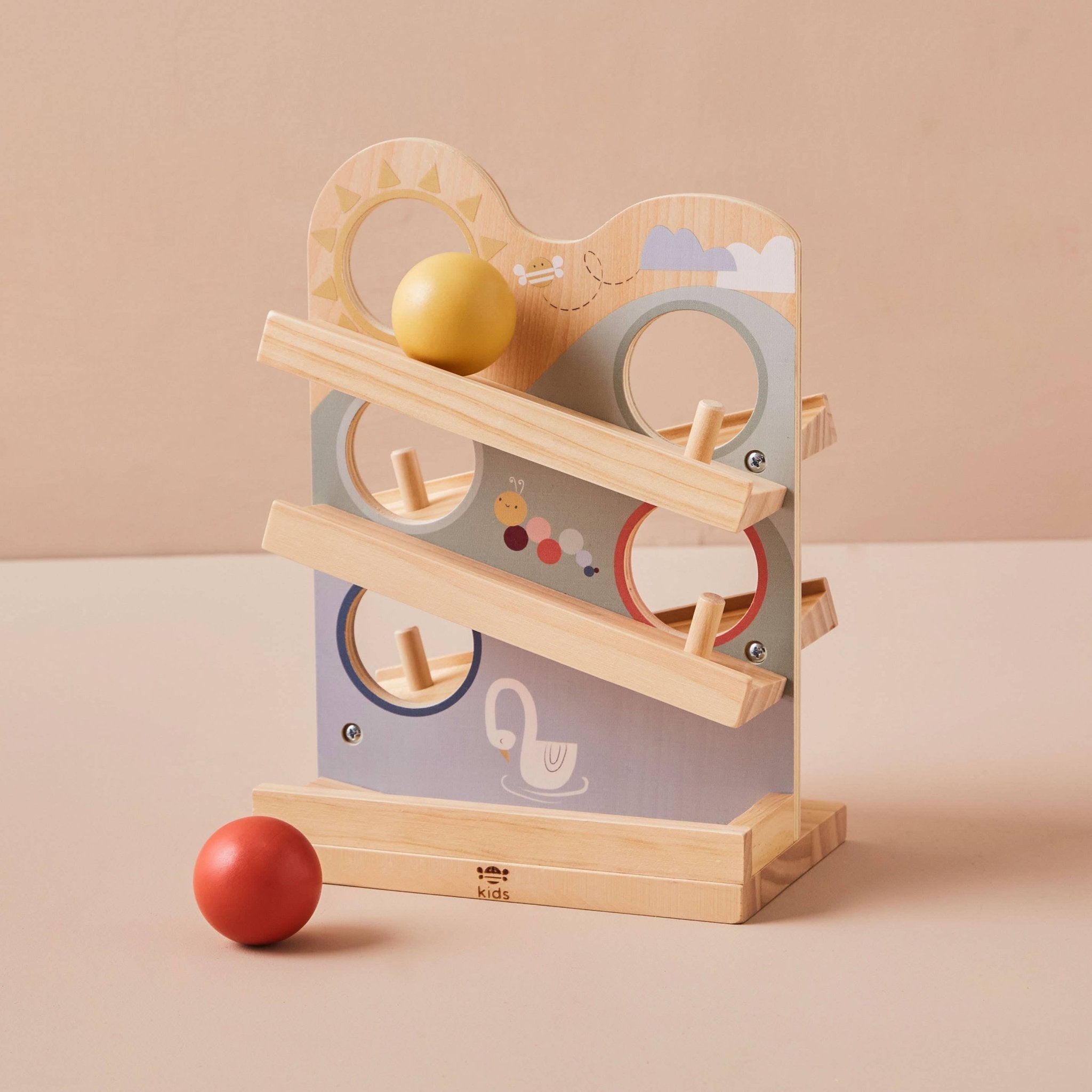 Wooden Ball Runner by Just Bee Kids - Haliburtons & Co.