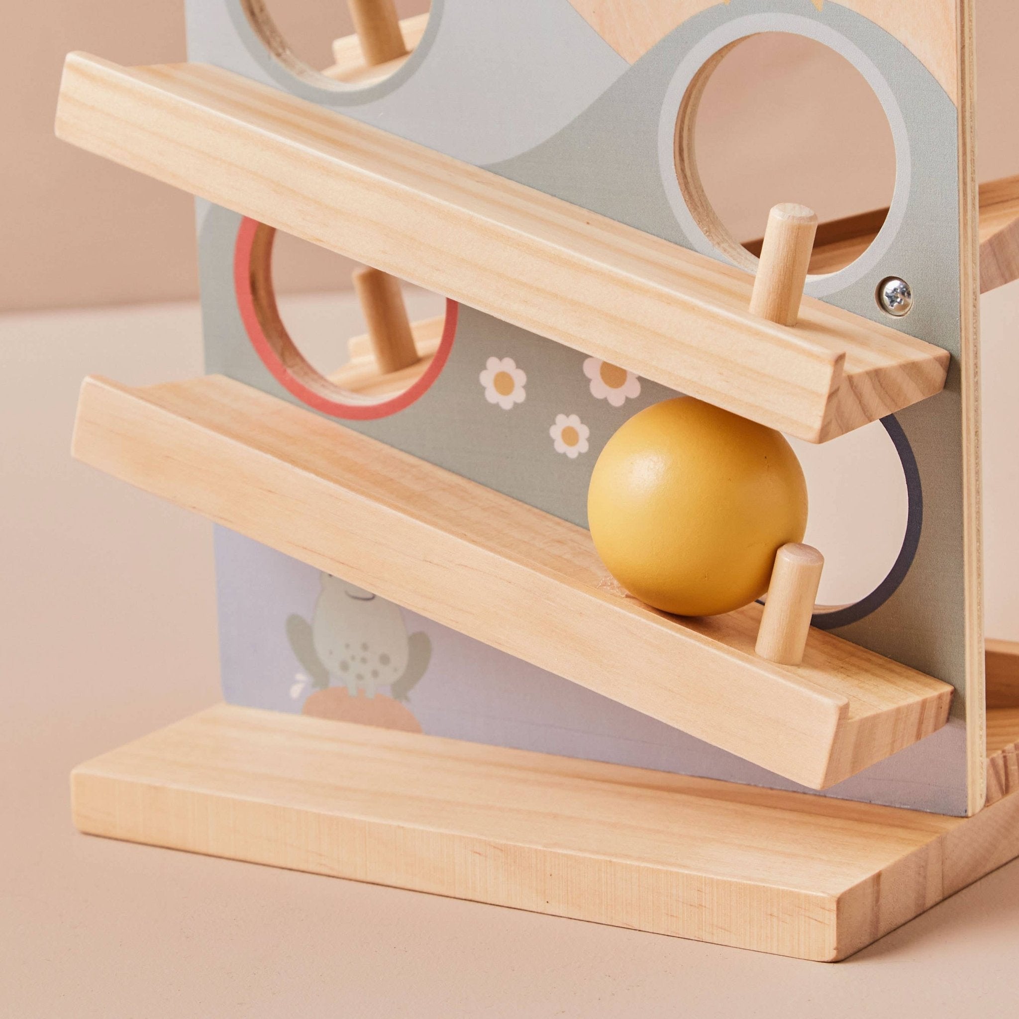 Wooden Ball Runner by Just Bee Kids - Haliburtons & Co.