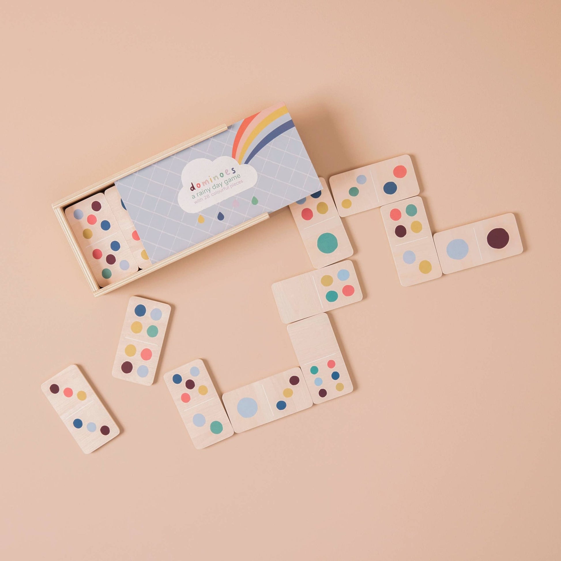 Wooden Domino Game by Just Bee Kids - Haliburtons & Co.