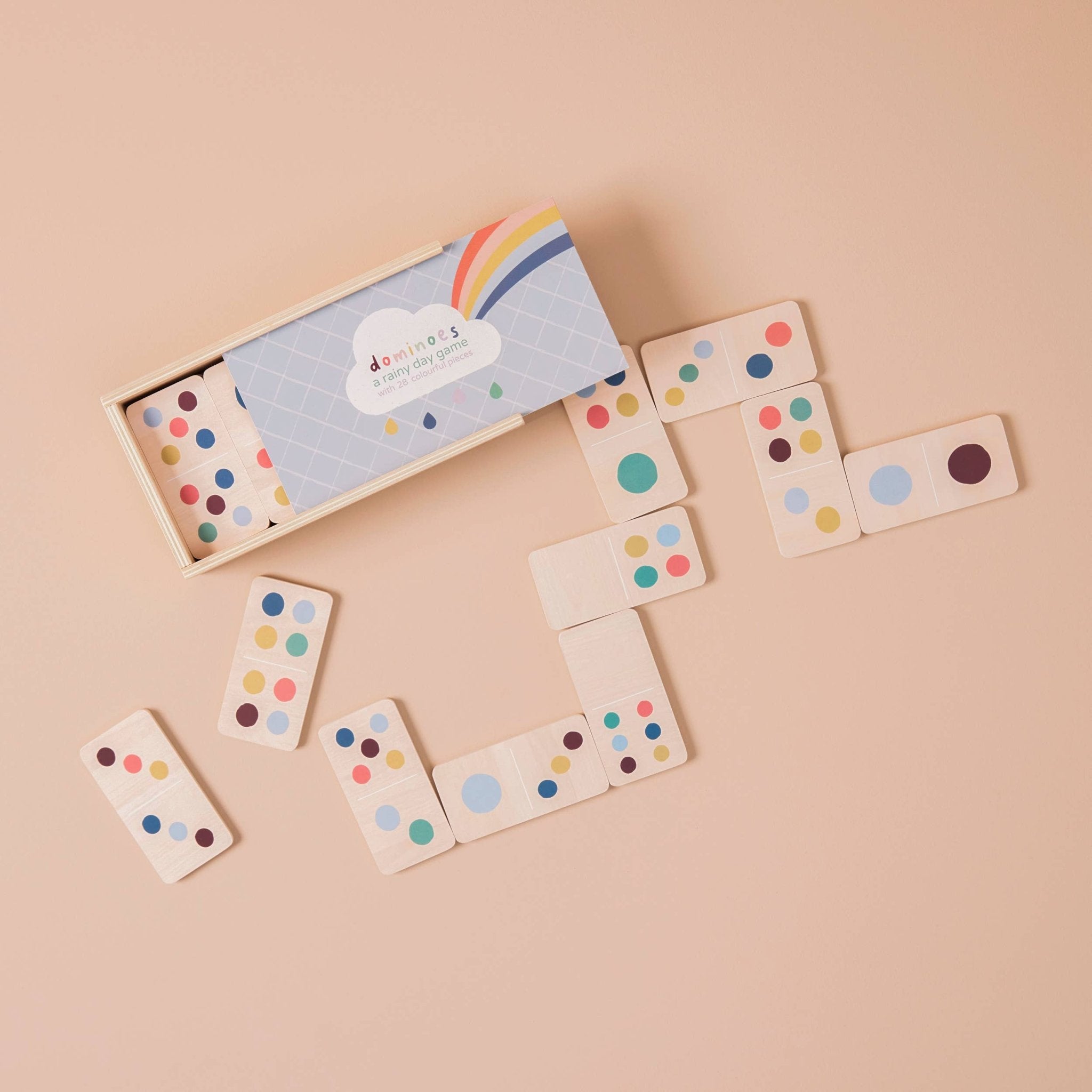 Wooden Domino Game by Just Bee Kids - Haliburtons & Co.
