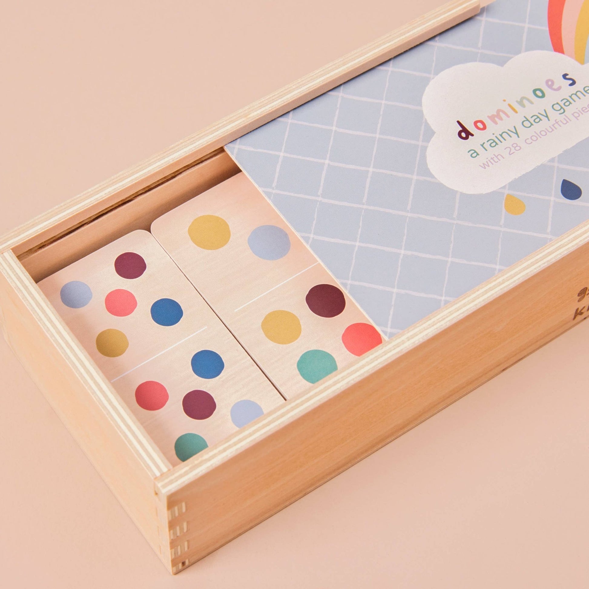 Wooden Domino Game by Just Bee Kids - Haliburtons & Co.