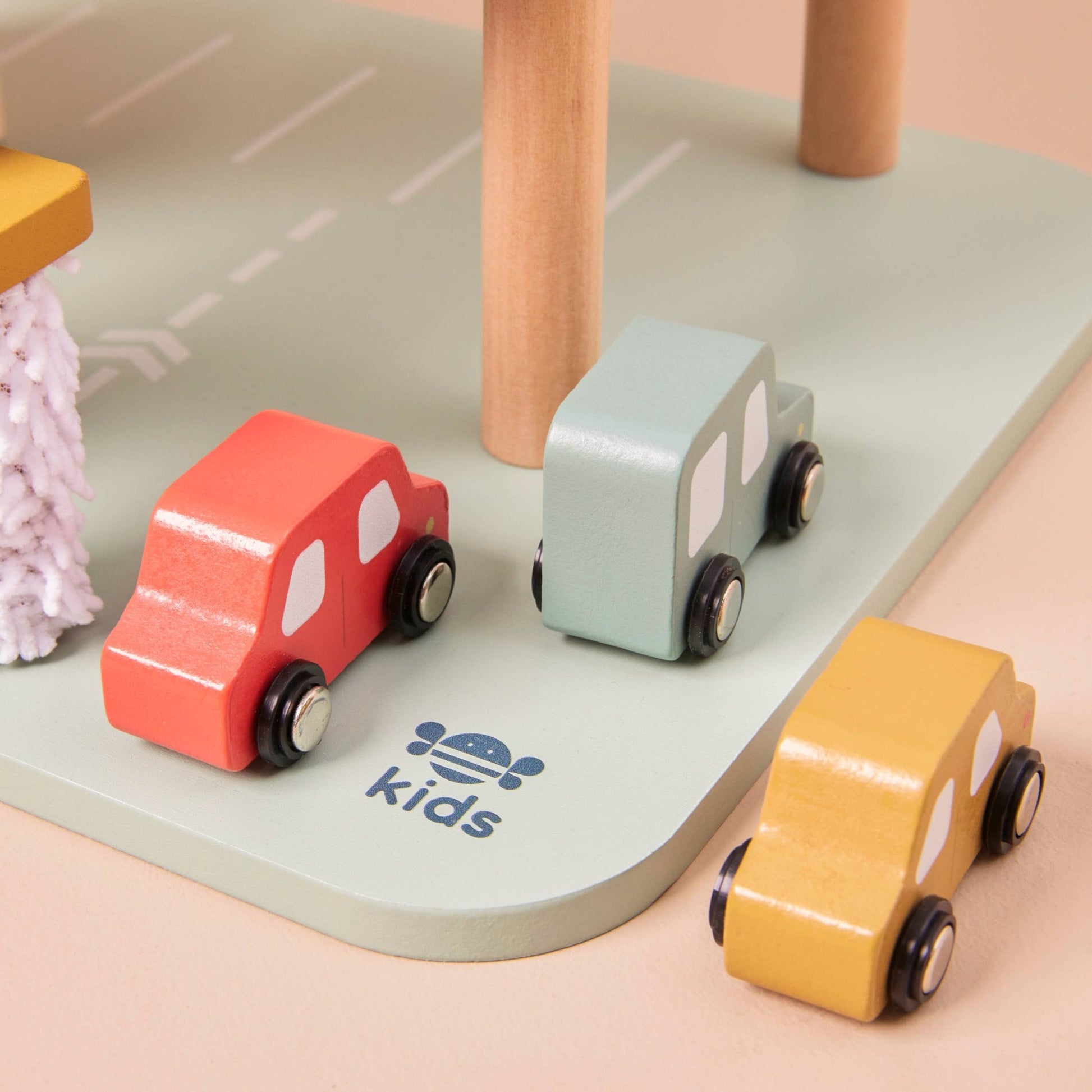 Wooden Garage Toy by Just Bee Kids - Haliburtons & Co.
