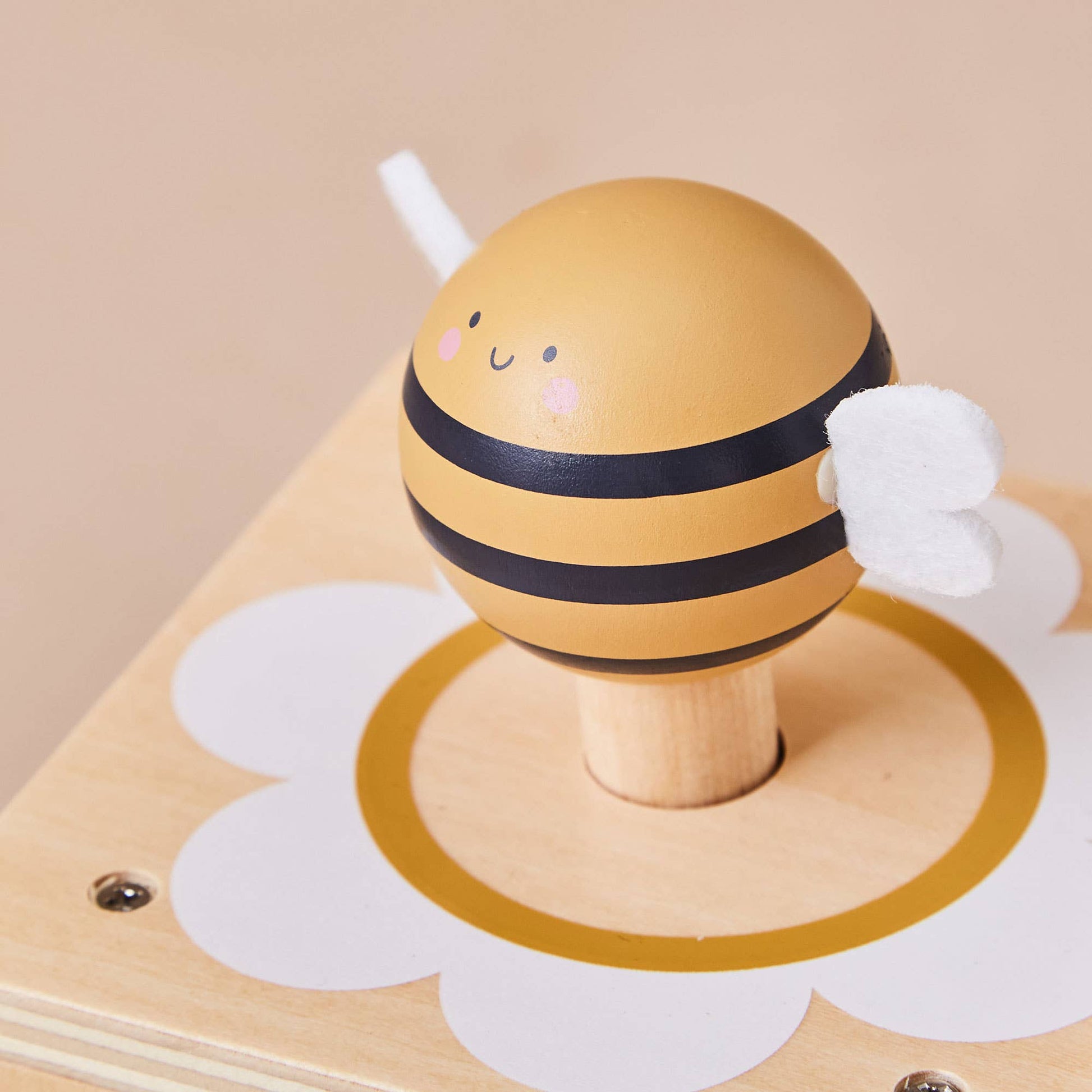 Wooden Mini Activity Cube by Just Bee Kids - Haliburtons & Co.