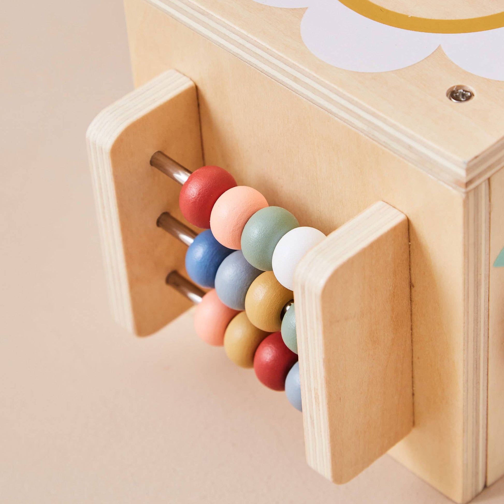 Wooden Mini Activity Cube by Just Bee Kids - Haliburtons & Co.