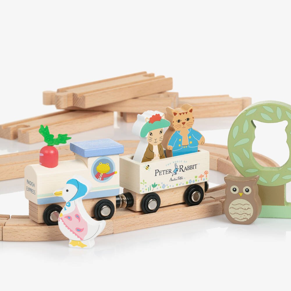 Wooden Peter Rabbit™ Train Track - Haliburtons & Co.