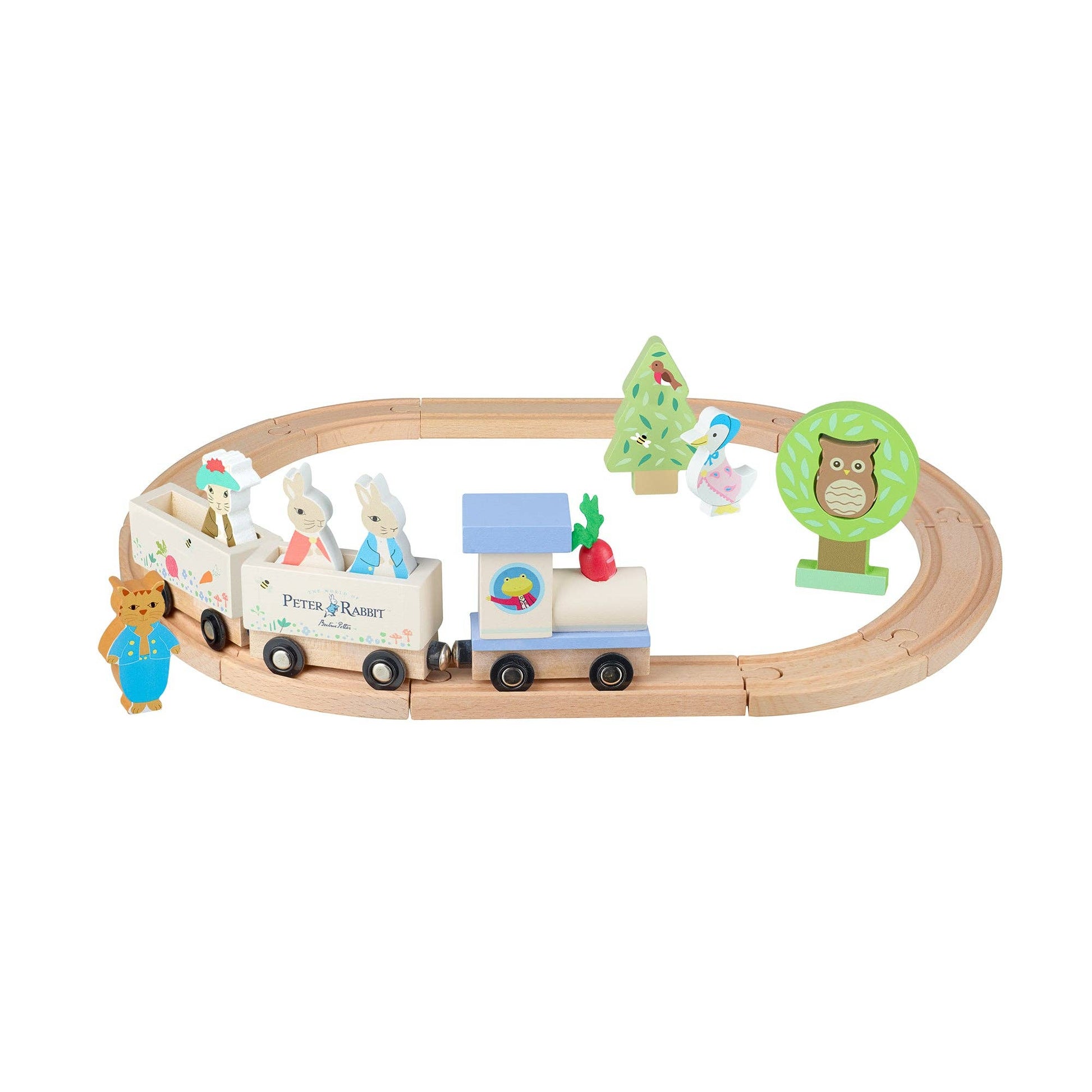 Wooden Peter Rabbit™ Train Track - Haliburtons & Co.