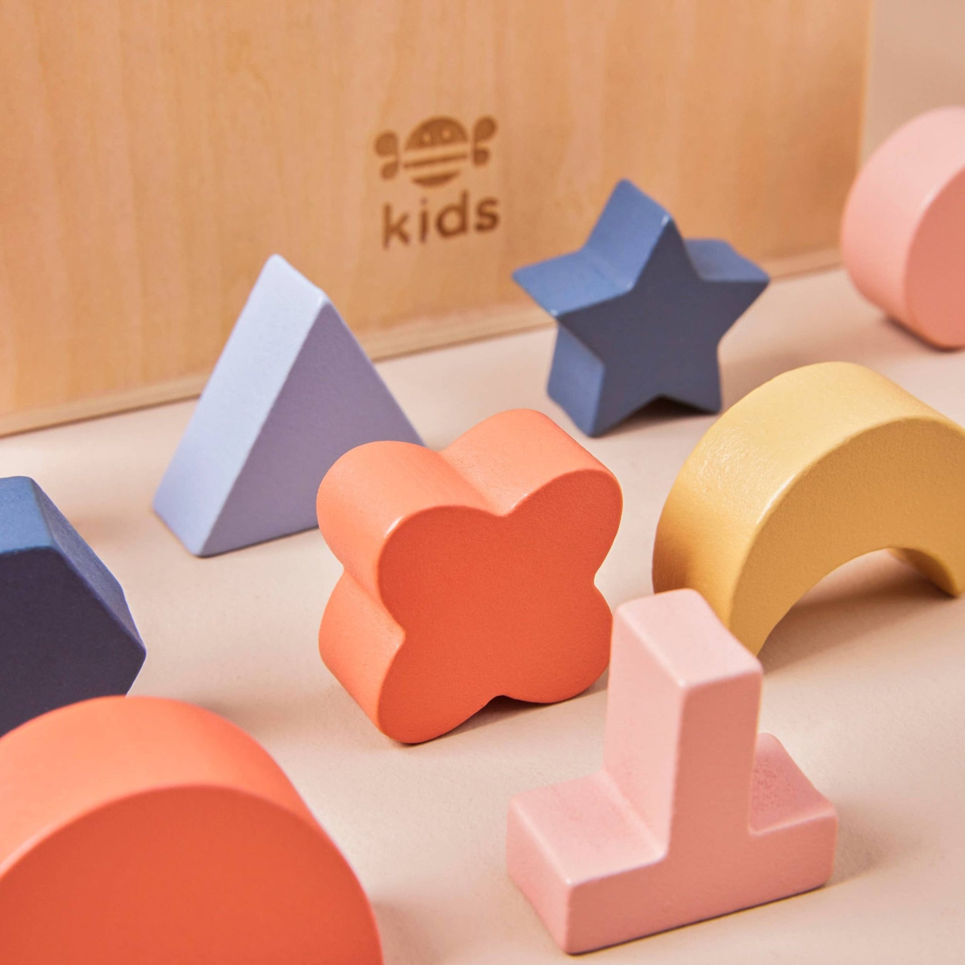 Wooden Shape Sorter House by Just Bee Kids - Haliburtons & Co.