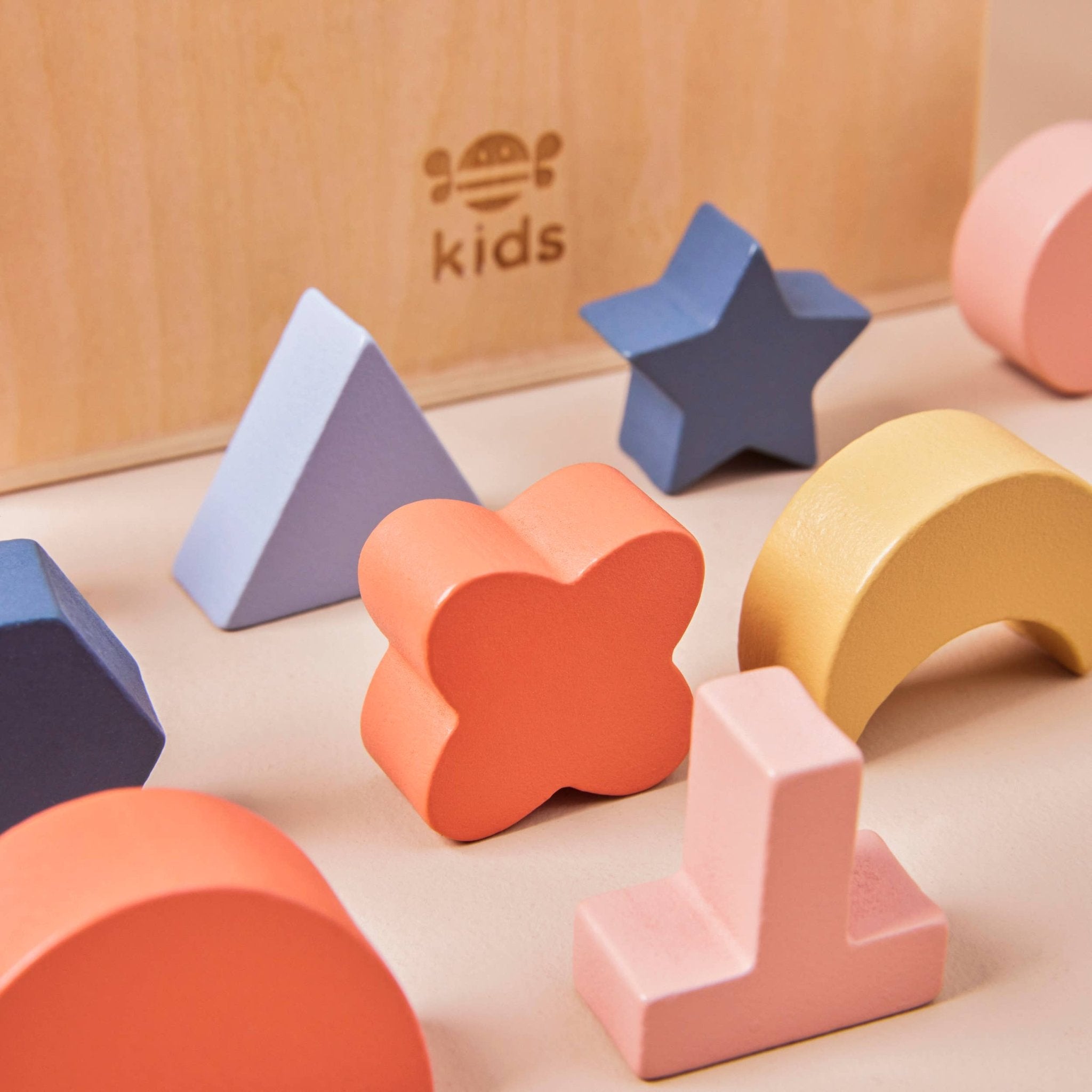 Wooden Shape Sorter House by Just Bee Kids - Haliburtons & Co.