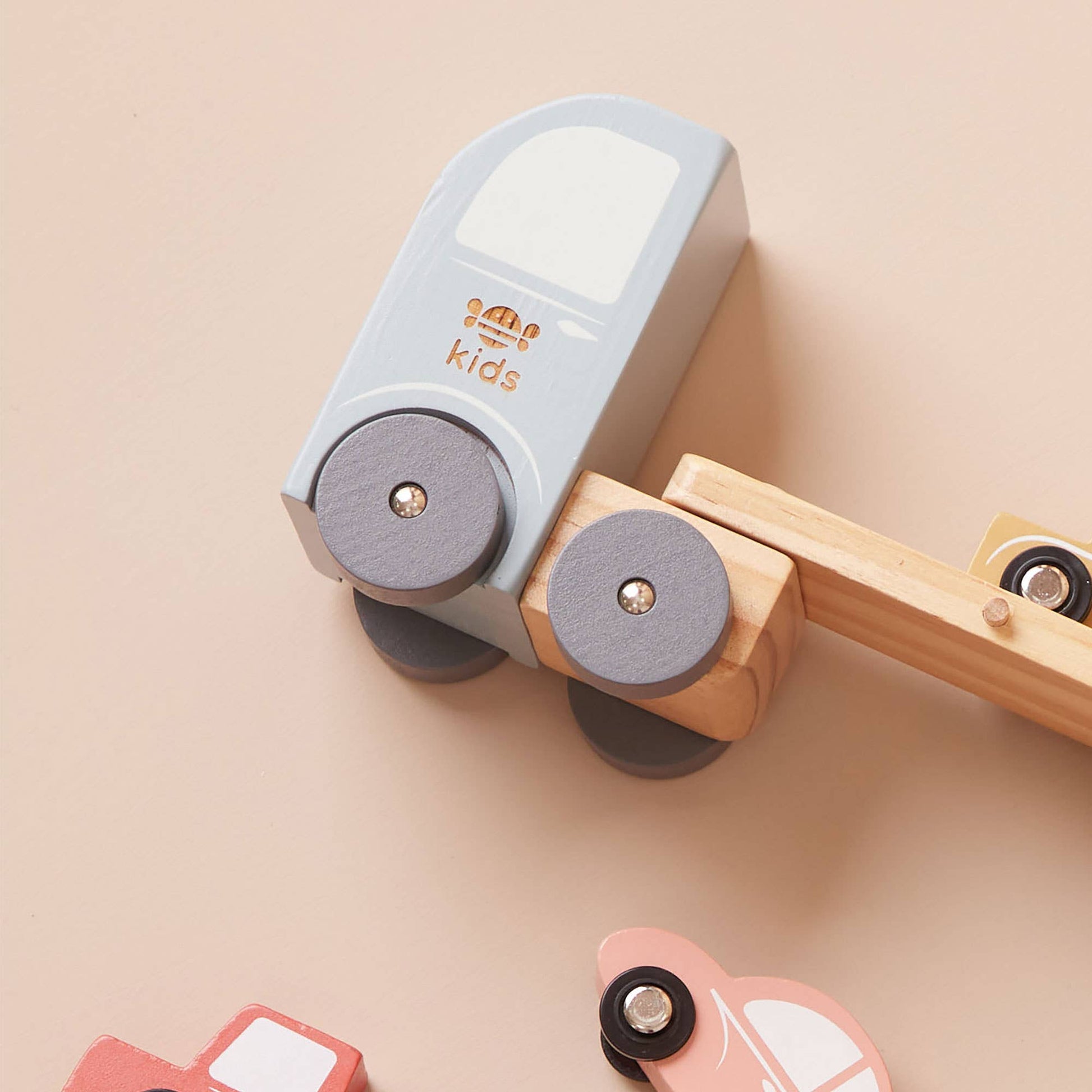 Wooden Transporter Lorry by Just Bee Kids - Haliburtons & Co.