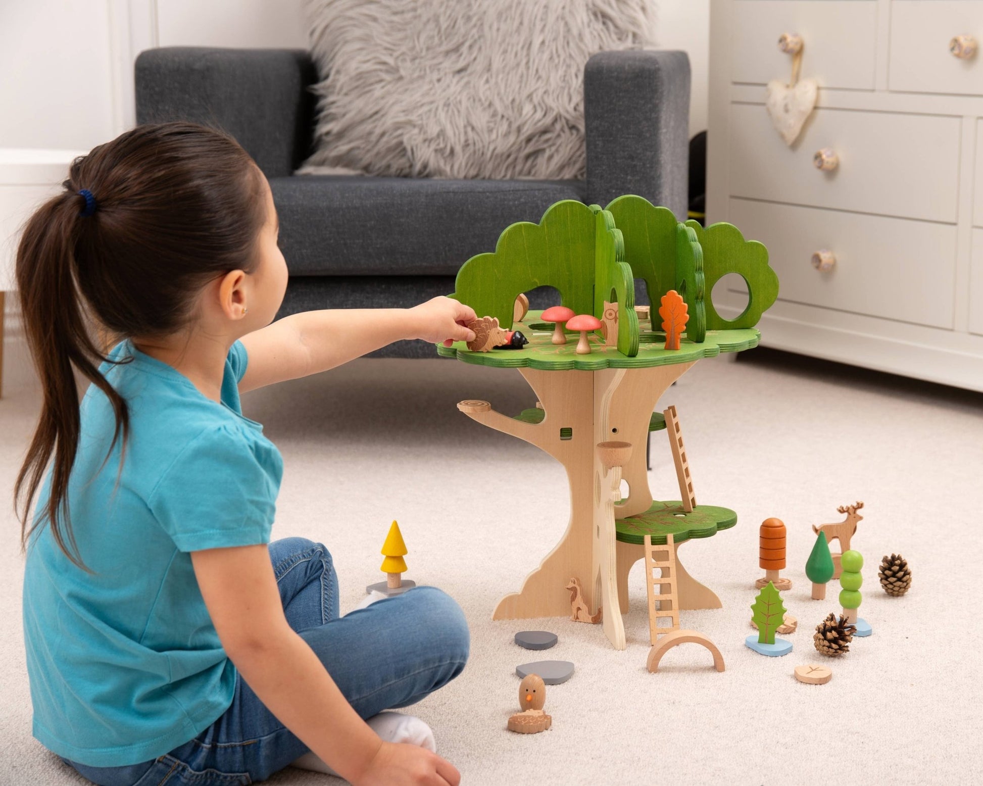 Woodland Trail Treehouse - Small World Play - Haliburtons & Co.