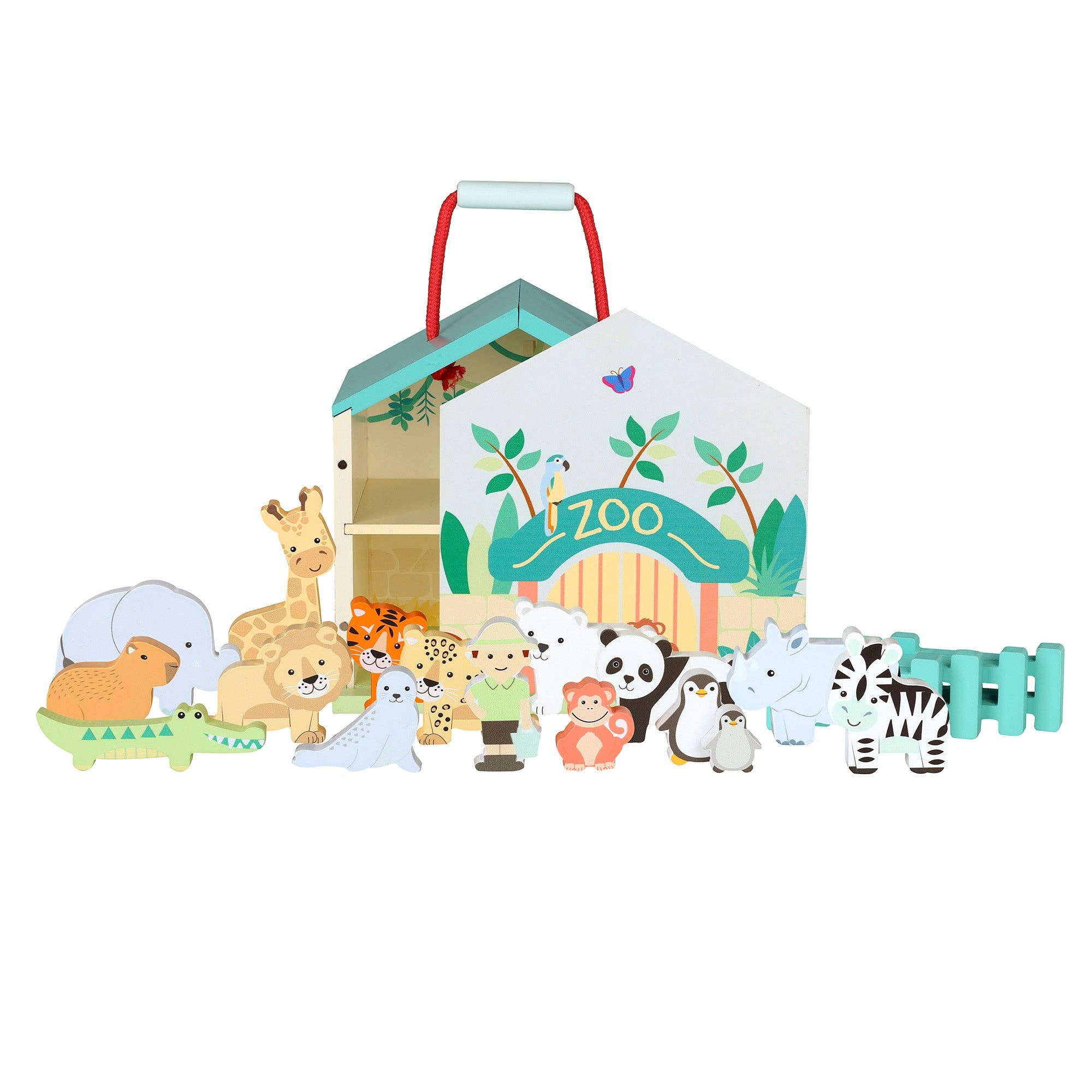 Zoo Play Set by Orange Tree Toys - Haliburtons & Co.