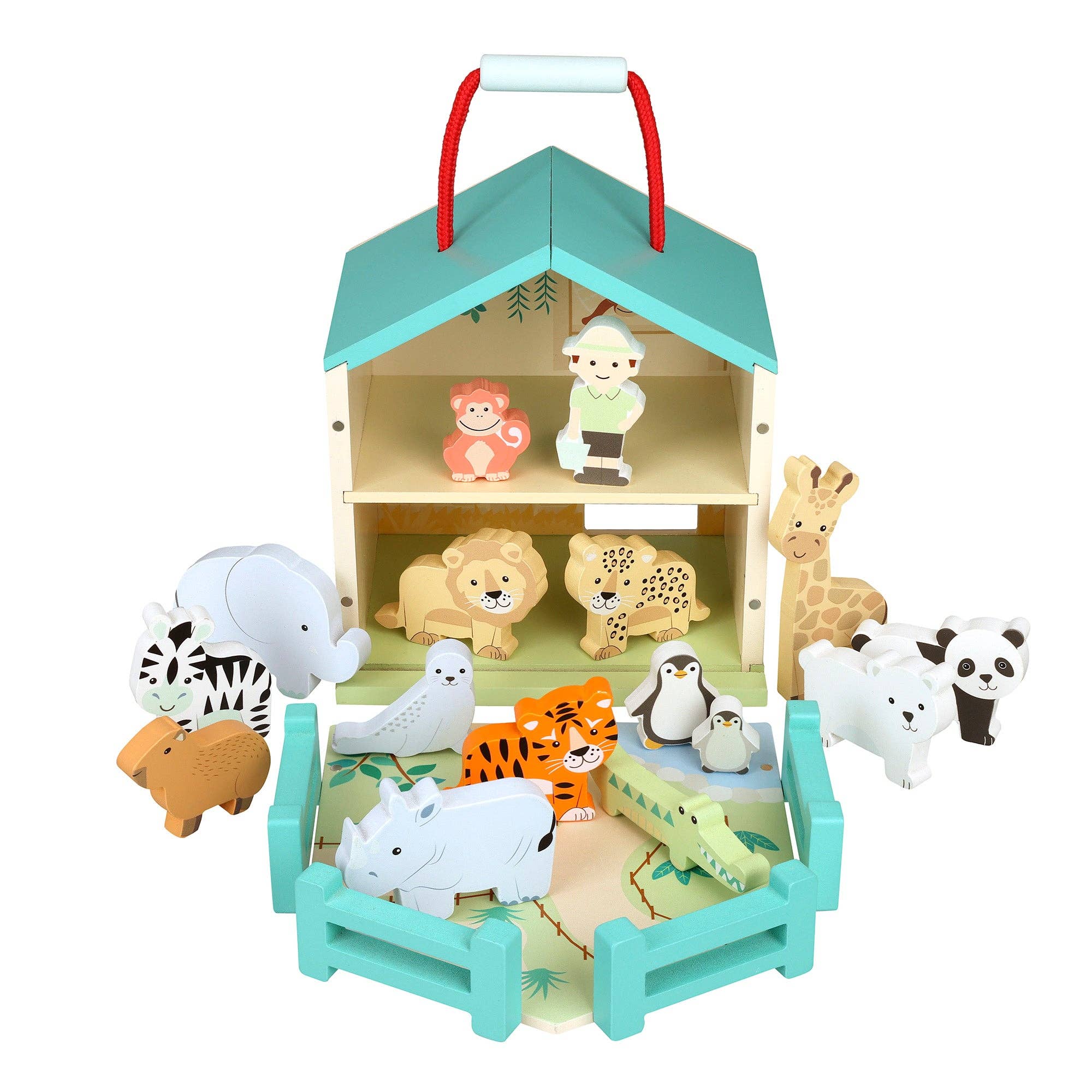 Zoo Play Set by Orange Tree Toys - Haliburtons & Co.